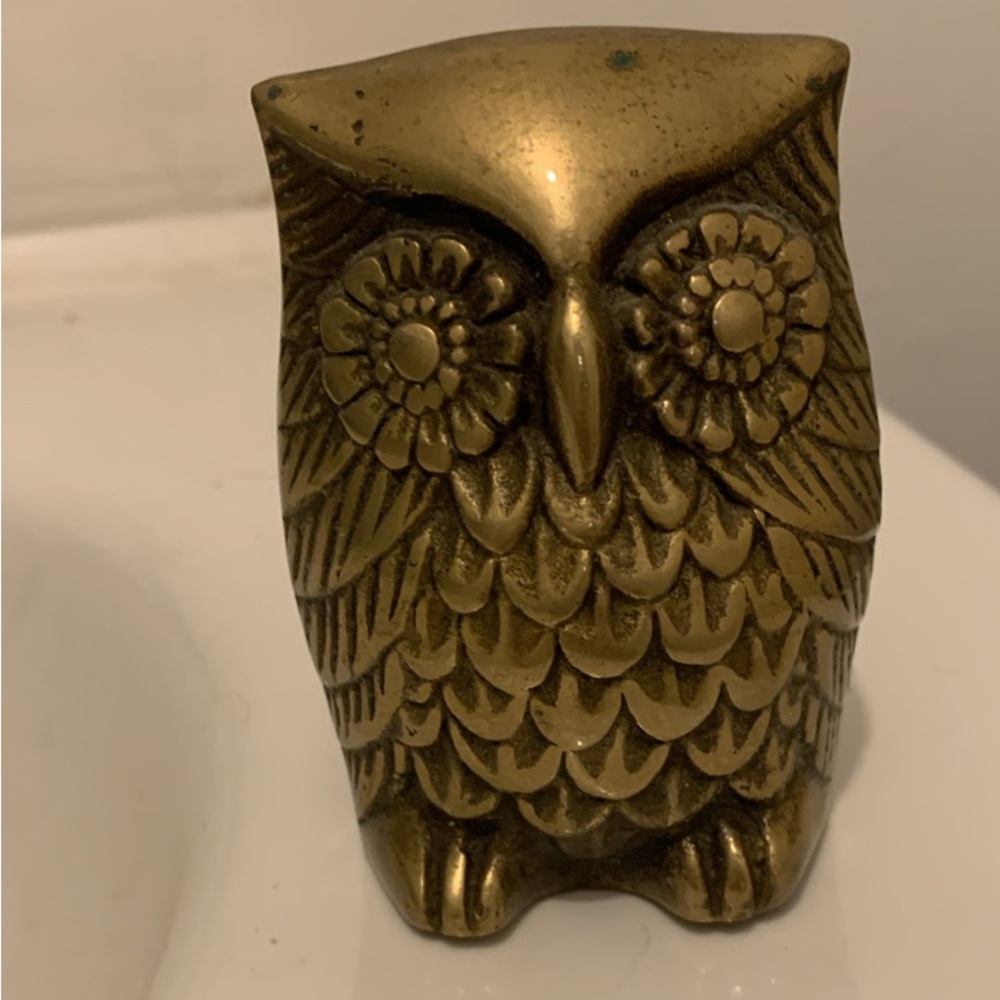 Decorative Brass Owl